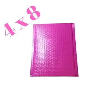 4x8 Bubble Mailer Hot Pink